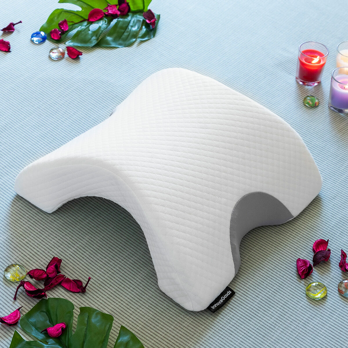 Almohada Viscoelástica Cervical para Parejas Cozzy InnovaGoods - 3
