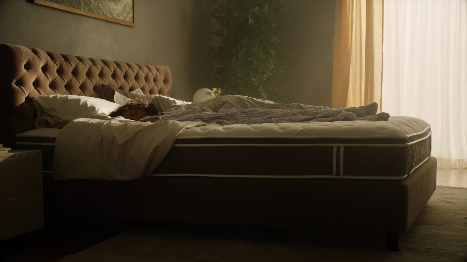 Cabecero tapizado dormitorio