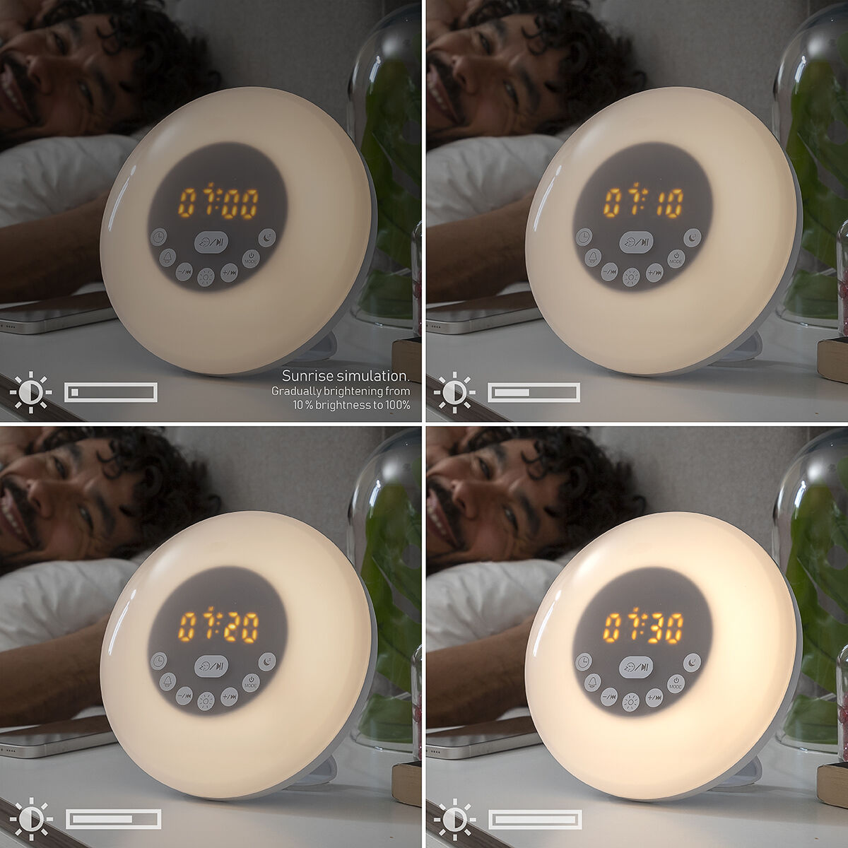 Despertador Luz Amanecer Sunrise Sleep Tracker - Vista 2