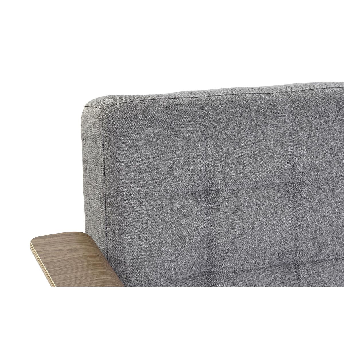 Sofá Cama DKD Home Decor Marrón Gris Metal Urbano 203 x 87 x 81 cm - 2