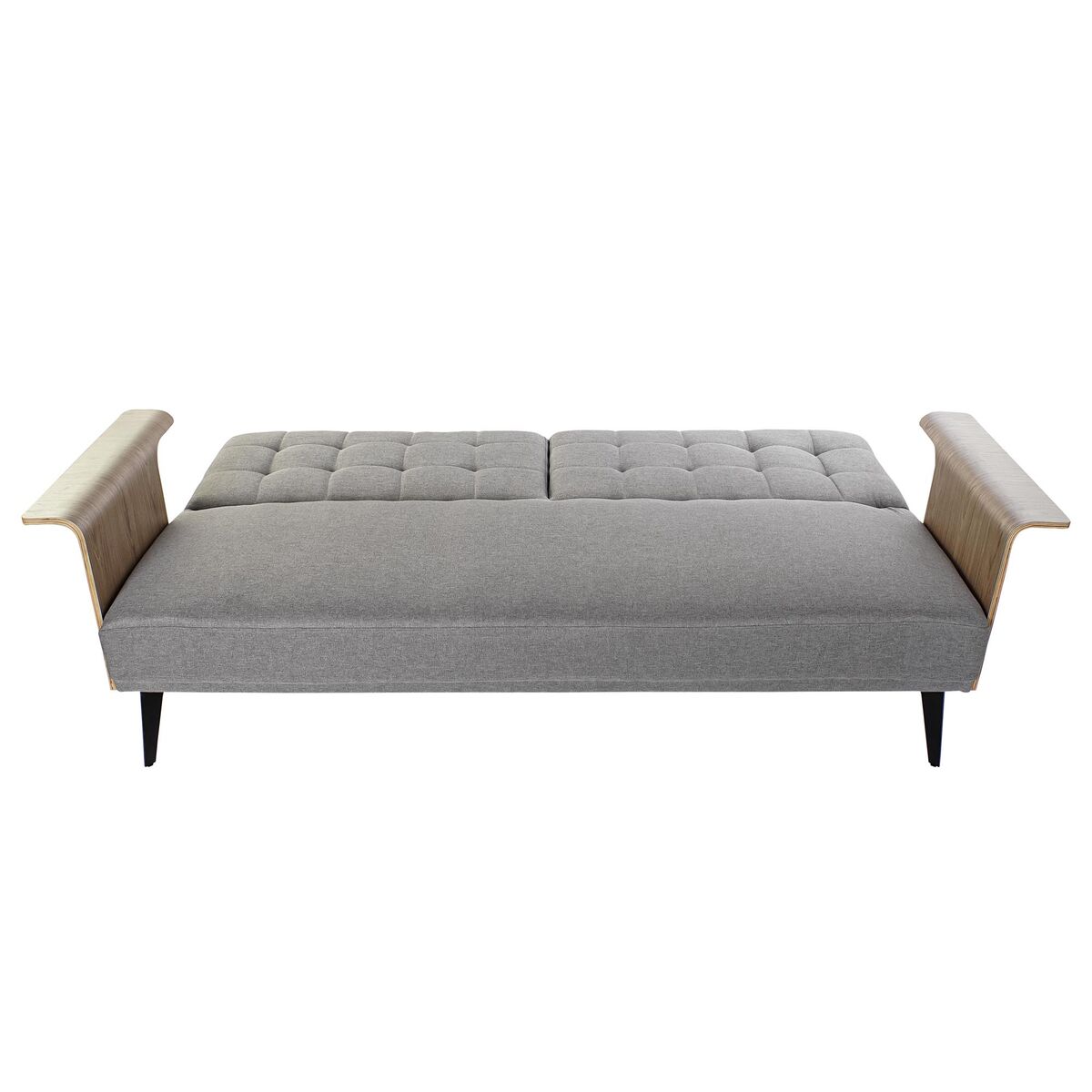 Sofá Cama DKD Home Decor Marrón Gris Metal Urbano 203 x 87 x 81 cm - 5